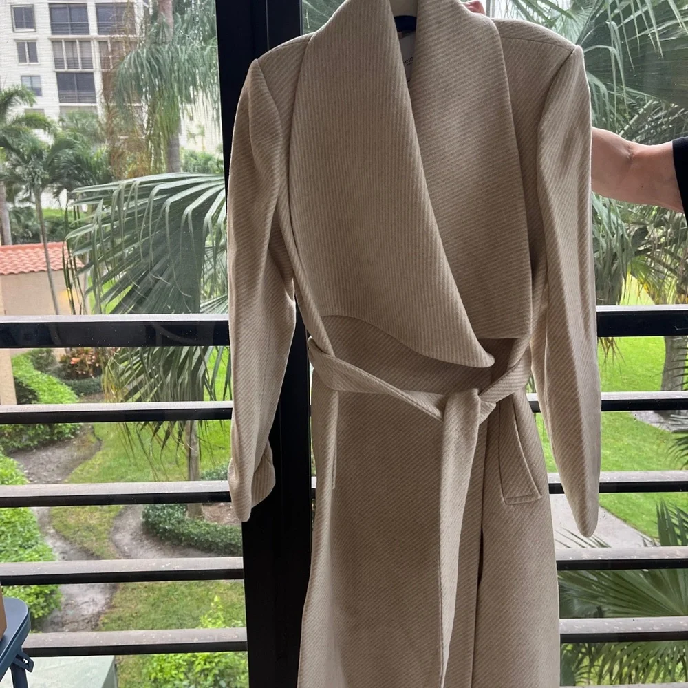 BEAUTIFUL WOMEN’s WRAP LONG COAT - Picture 1 of 9